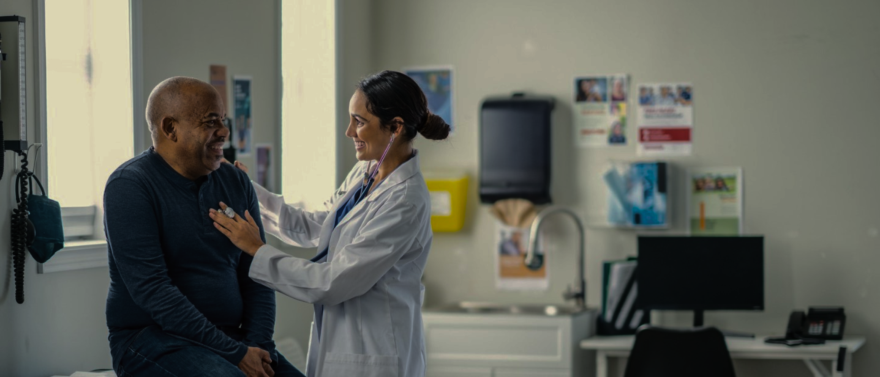 Patient reviewing their insurance coverage at home